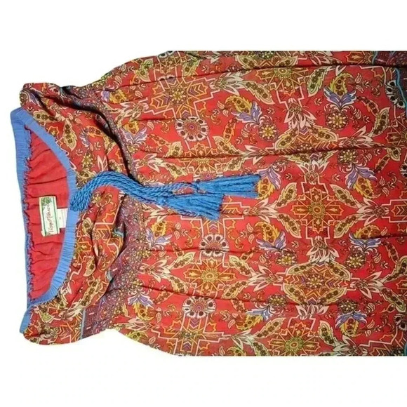 Flying Tomato Women’s Size M Bandue Vibrant Colorful Short Boho Sundress - Picture 7 of 12